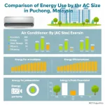 Compare Energy Use by AC Size in Puchong