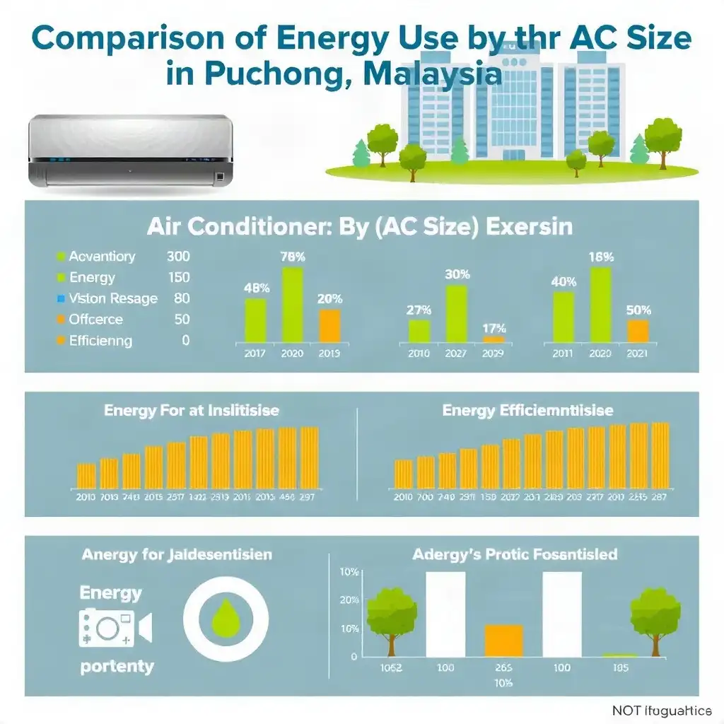 Compare Energy Use by AC Size in Puchong