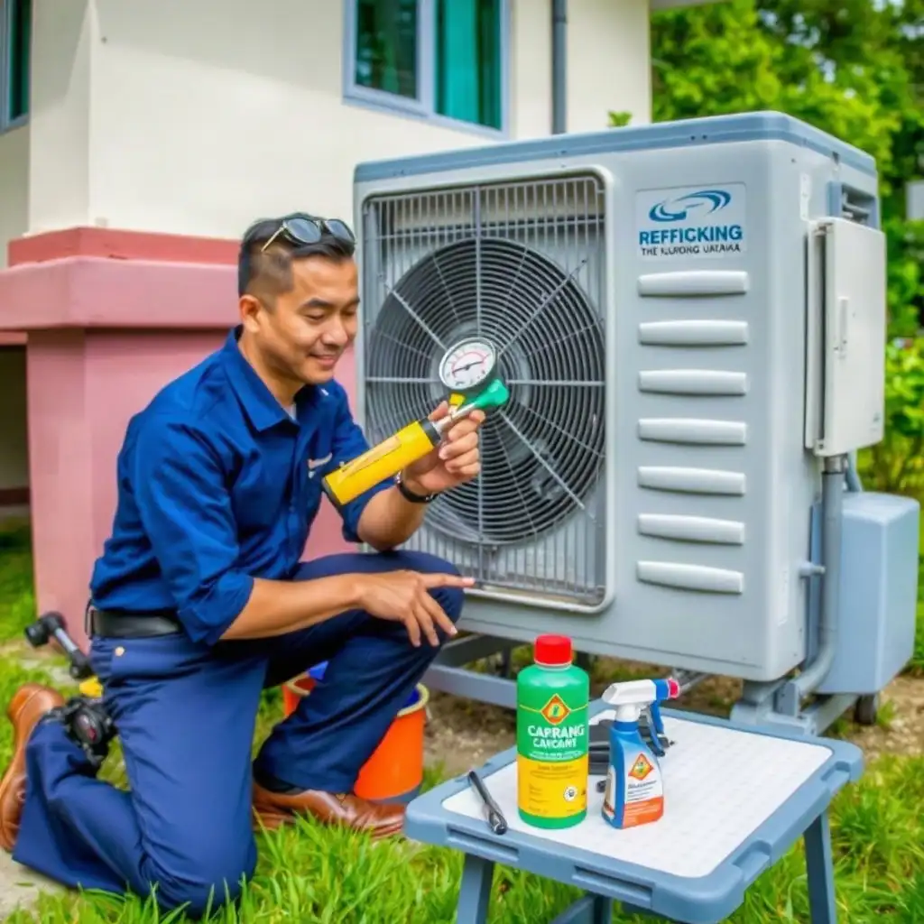 Refrigerant Recharge and Leak Detection for Air Conditioners in Puchong Utama